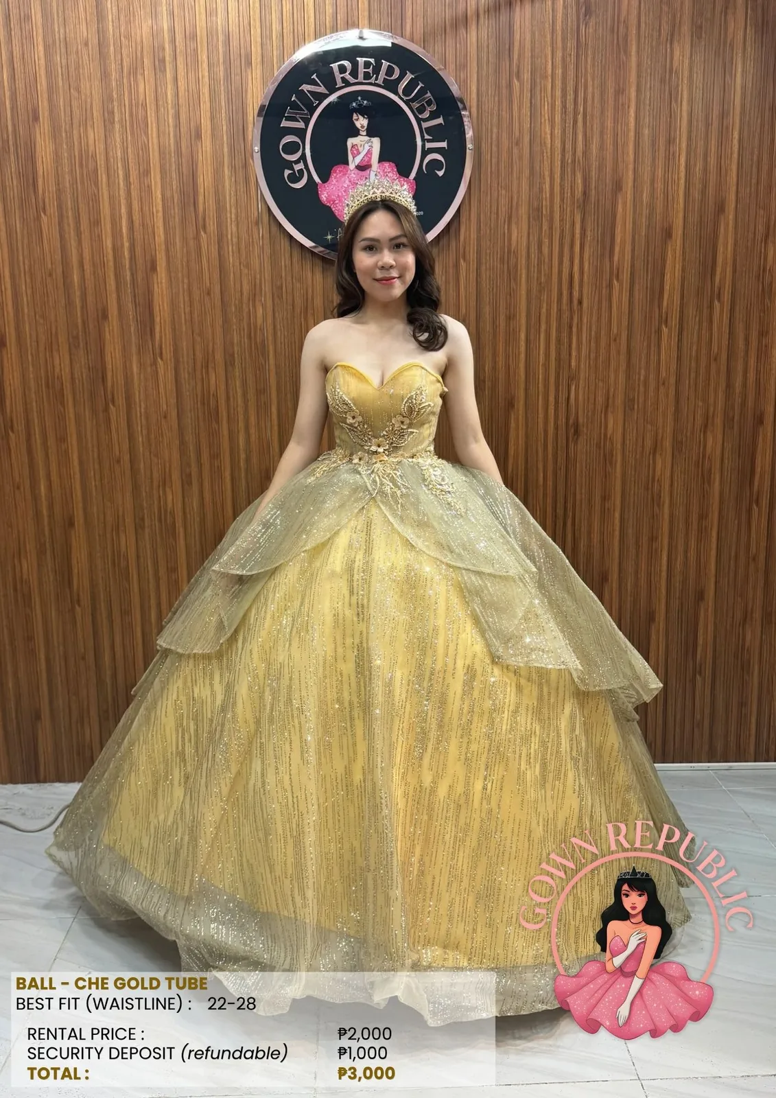 Ball Gowns: Yellow / Gold 316